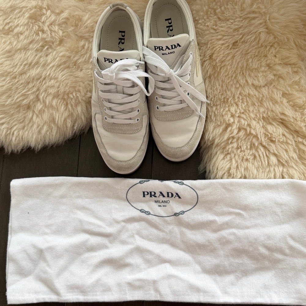 Prada leather sneakers (fits big) - Picture 10 of 11